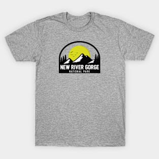 New River Gorge National Park - Authentic Badge T-Shirt